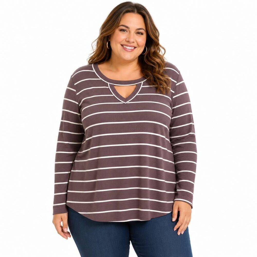 Maurices 0x Plus purple Sweater